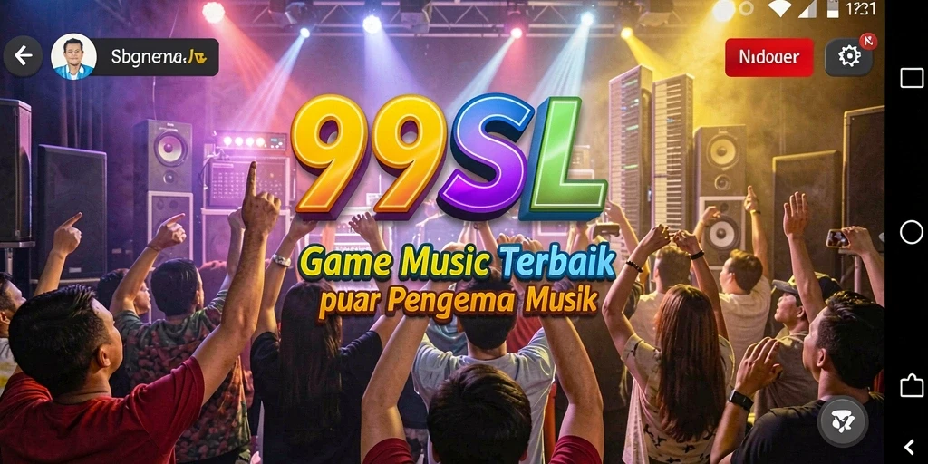 Tampilan gameplay 99SL dengan banyak pilihan lagu musik.