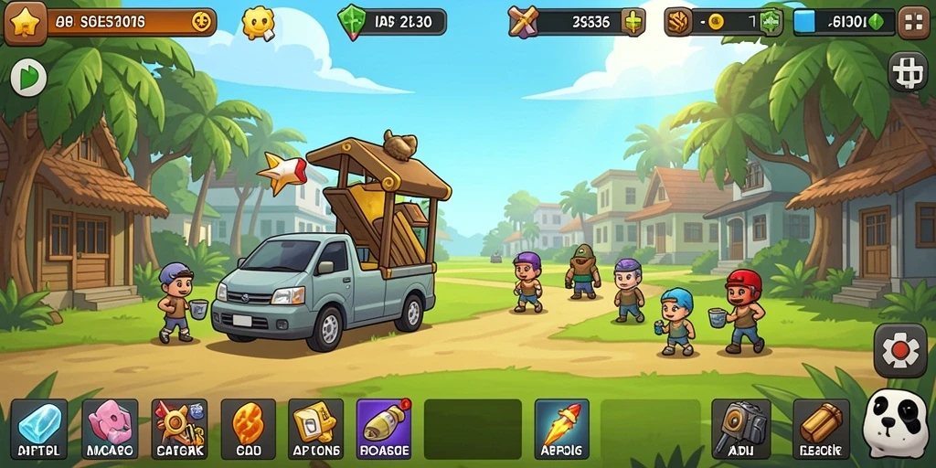 Tampilan gameplay utama API36 yang menarik dan interaktif.