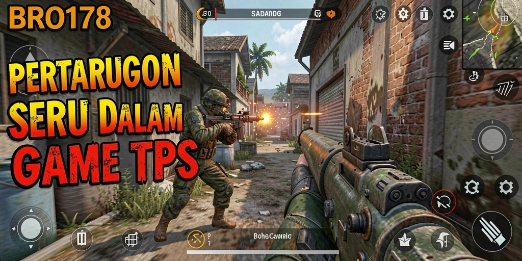 Gameplay seru BRO178 dengan pertarungan intens dalam TPS