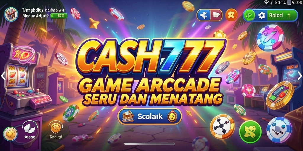 Menampilkan gameplay seru dari CASH777 dengan grafis menawan.