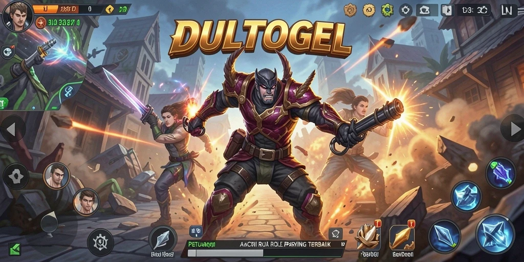 Tampilan gameplay mendebarkan di DULTOGEL dengan aksi seru.