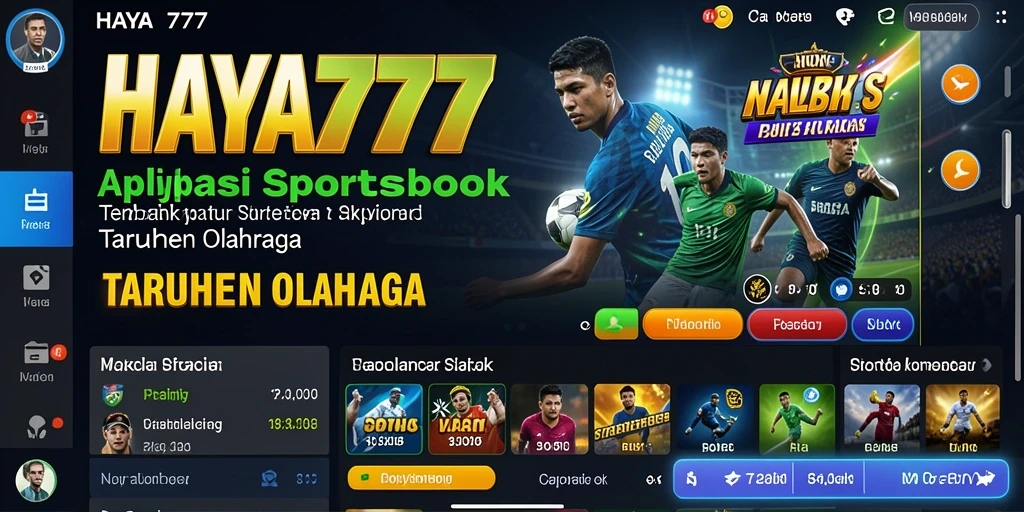 Tampilan gameplay taruhan olahraga di HAYA777 yang menarik.
