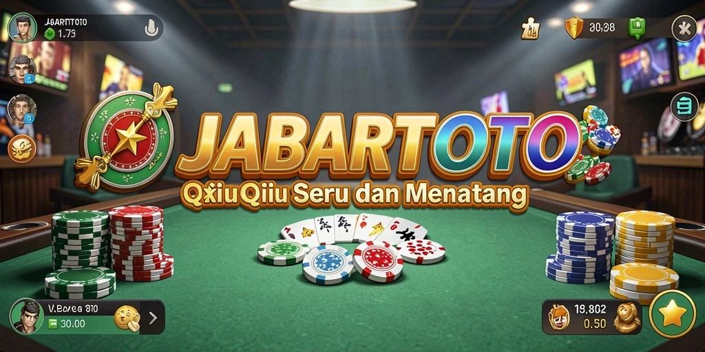 Screenshot JABARTOTO menampilkan gameplay QiuQiu yang mendebarkan.