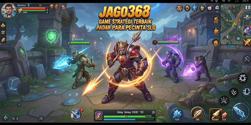 Tampilan gameplay menakjubkan JAGO368 dalam aksi strategis.
