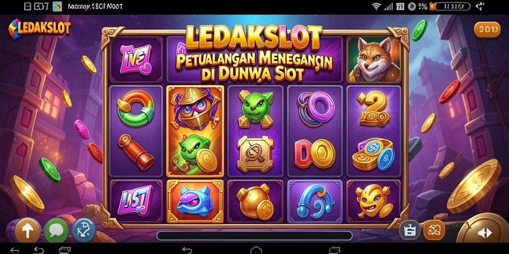 Tampilan gameplay menawan dalam LEDAKSLOT di dunia petualangan.