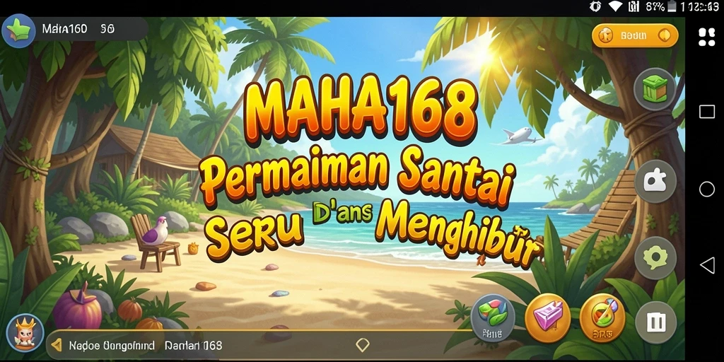 Tampilan gameplay <strong>MAHA168</strong> yang menarik dan penuh warna.