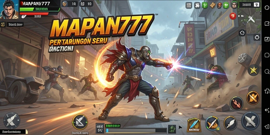 Screenshot MAPAN777 menunjukkan aksi pertarungan yang seru dan grafis menakjubkan.