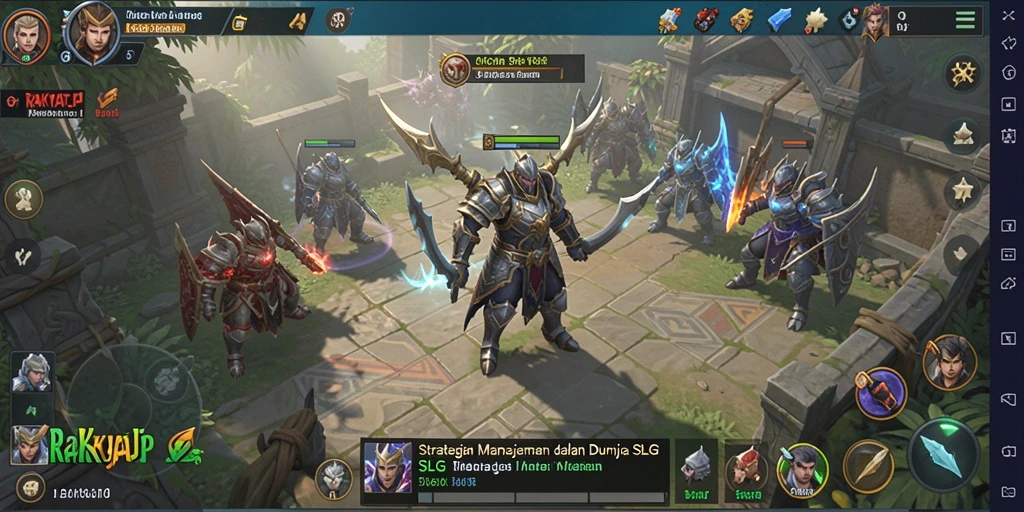 Tampilan gameplay RAKYATJP yang menegangkan dan strategis.