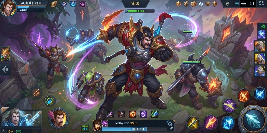 Gameplay SAUDITOTO yang menarik dan penuh aksi.