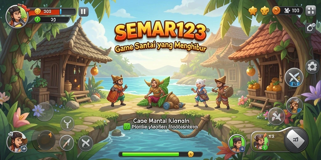 Tampilan gameplay SEMAR123 yang menarik dan penuh warna.