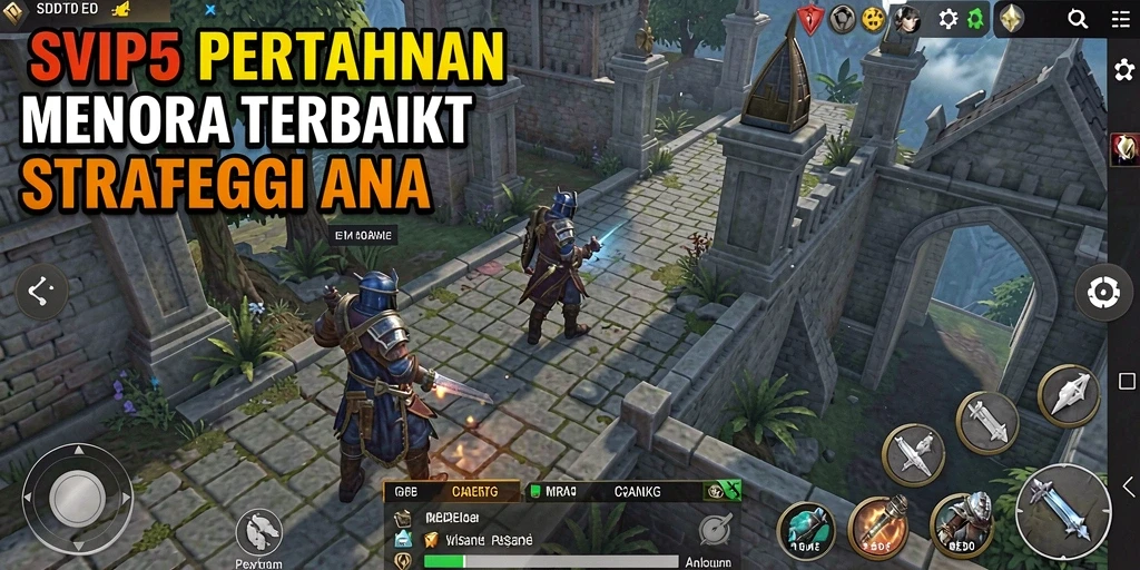 Gameplay menara pertahanan yang menegangkan dan penuh strategi.