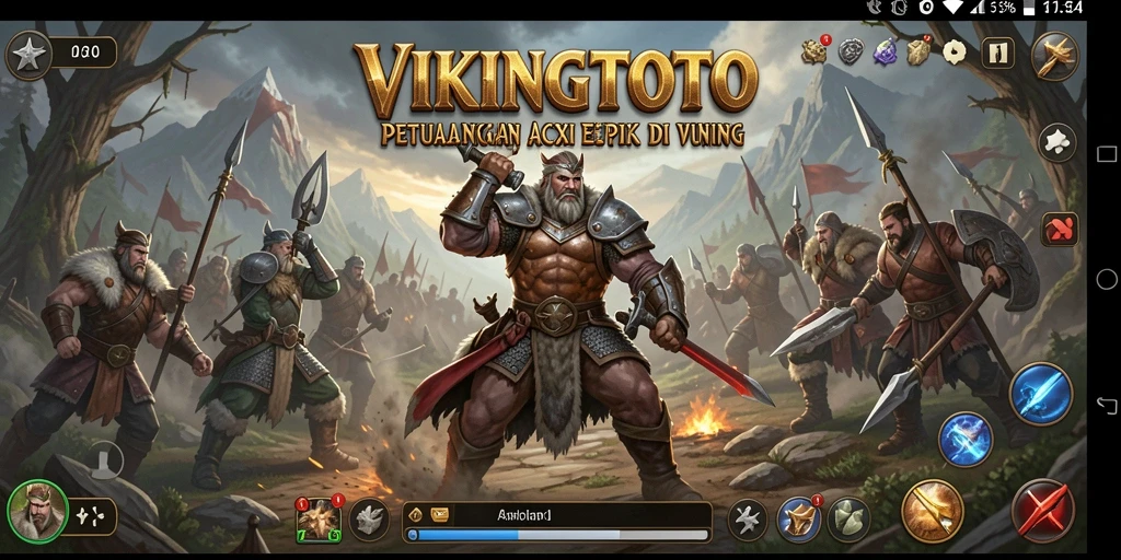 Permainan Action VIKINGTOTO yang mendebarkan dan grafis menawan.